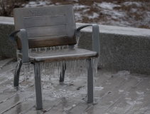 chaise gelée